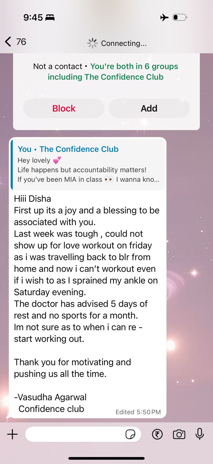 Vasudha Agarwal — client story